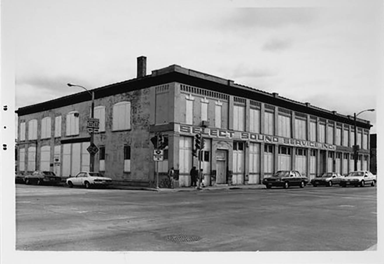 The building at 1st and National before the steel cladding was installed